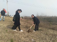 植树节我们在行动|随州广播电视台组织员工义务植树