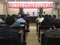 凝聚正能量  画好同心圆 民进随州市委会召开全体会员大会 