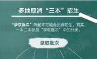 一图 | “三本”取消了 意味着什么？志愿该咋填？考生家长必看！
