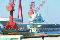 中国国产航母下水已箭在弦上