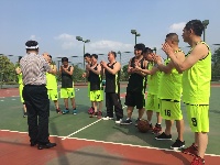 随州广播电视台迎“五四”篮球友谊赛开赛！！！