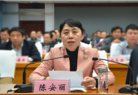 陈安丽:强化标杆意识带头担当实干