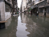 郄英才现场检查指挥城区防洪排涝工作