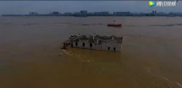 湖北700年古建筑洪水中屹立不倒 震撼航拍曝光