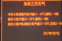 我市未来三天持续阴雨 气温凉爽