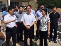 省委常委、襄阳市委书记李乐成来随检查防汛抗旱工作