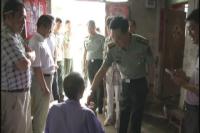 随州军分区组织到扶贫点调研慰问