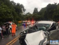 11名中国游客在泰国清迈遇交通事故受伤