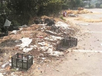 随岳高速京山停车区成垃圾场 多部门介入