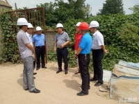 副市长吴超明督办污水处理厂建设情况