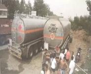 为牟私利非法售卖汽油 两河南籍男子被拘留