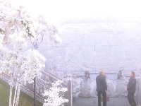 楚北天空第一峰迎今年入冬第一场雪