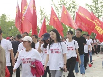 文明出行季·环白云湖健步行活动正在进行中