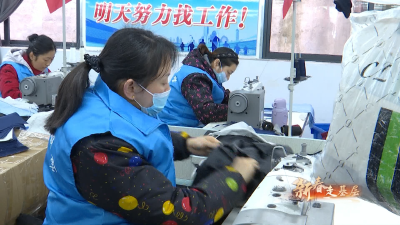 V视| 《新春走基层》服装企业免费培训 陪读妈妈稳定就业