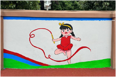 【优化营商环境】曾都区文峰塔小学彩笔绘墙添活力   AI赋能趣校园