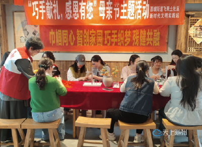 巧手献礼，感恩有您  ——飞来土社区母亲节主题活动