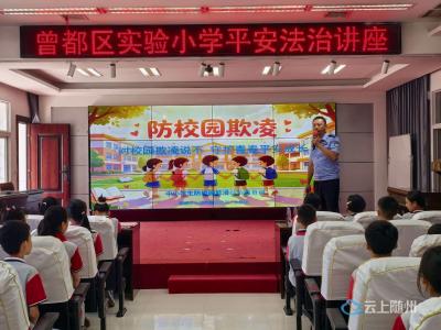 法治宣传进校园，平安守护伴成长