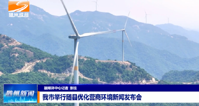 V视|我市举行随县优化营商环境新闻发布会
