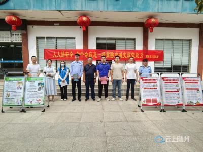 高城镇开展提高防灾减灾救灾能力宣传活动