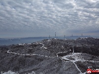 瑞雪兆丰年,三潭金顶现美景