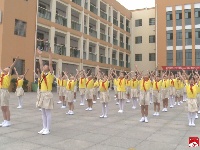 广水市第二实验小学首届武术操比赛