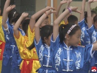 广水市第二实验小学首届武术操比赛