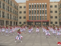 广水市第二实验小学首届武术操比赛
