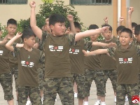 广水市第二实验小学首届武术操比赛