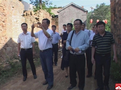 省政府参事到我市调研美丽乡村建设情况