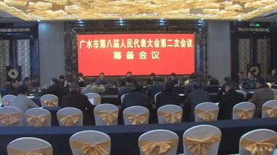  市八届人大二次会议召开筹备会议
