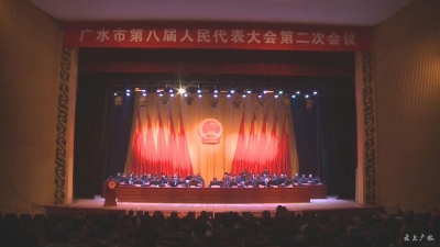 广水市第八届人民代表大会第二次会议举行第三次全体会议