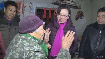 王桂兰雪中“送温暖”  走访慰问困难群众