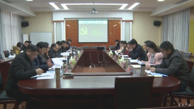 市经济开发区（武胜关镇）党工委召开2017年度民主生活会