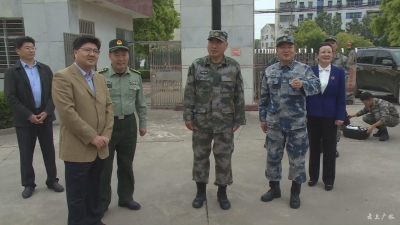 省委常委、省军区司令员马涛少将到我市调研人武部正规化建设及征兵工作