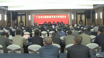 我市召开扫黑除恶专项斗争推进会