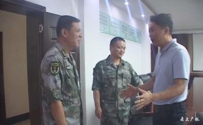 石守超慰问驻广某部官兵