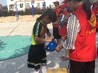 “壹基金儿童平安小课堂”走进骆店镇中心小学