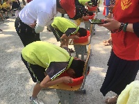 “壹基金儿童平安小课堂”走进骆店镇中心小学