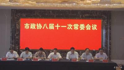 市政协召开八届十一次常委会议