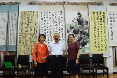 我市举办庆祝中华人民共和国成立70周年老年书画展