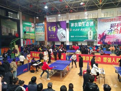 广水市2019年青少年乒乓球锦标赛圆满结束