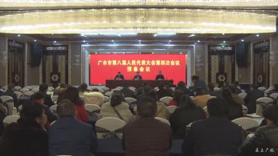 市八届人大四次会议召开预备会议