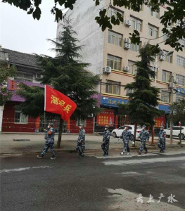 奋战在抗疫一线的吴店民兵