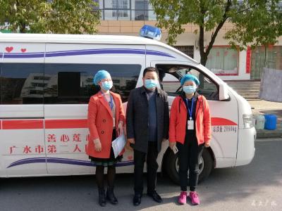 广水市二医院为广办各中小学幼儿园捐献防疫物资