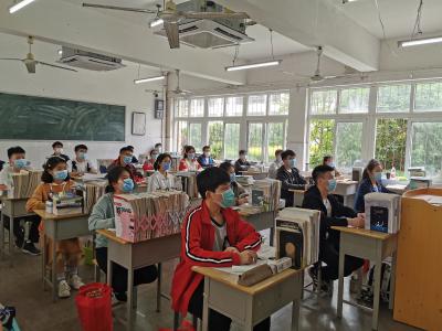 广水一中高三学子正式返校