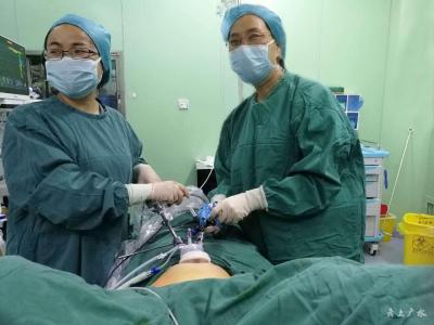 广水地区首例单孔腹腔镜下肌瘤剔除术在一医院成功完成