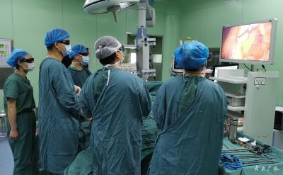 广水一医院完成随州地区首例3D腔镜手术