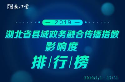 长江云发布2019年融合传播指数分析报告 广水影响度第2名