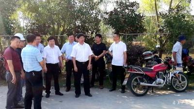 田涛到广办调研督办重大项目建设