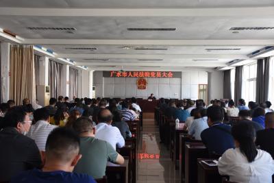广水法院召开党员大会选举产生第一届机关纪律检查委员会